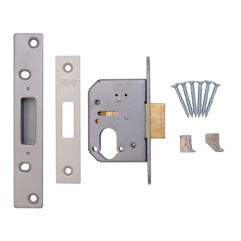 ERA Pro-Fit Euro Profile Deadlock 76mm Satin Chrome