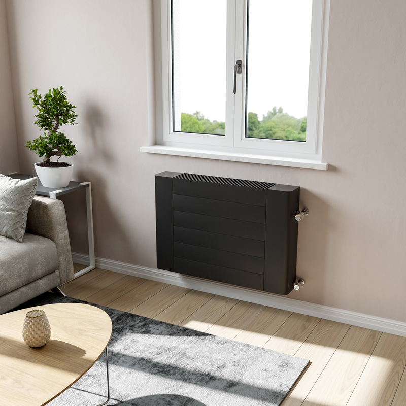 Ximax Glasgow LST Convector 600 x 880mm 3184Btu Black