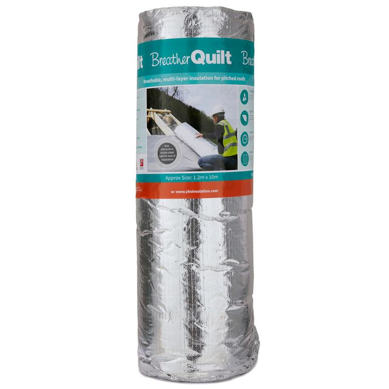 YBS BreatherQuilt 2 in 1 Multi Layer Insulation Blanket 1.2 x 10m