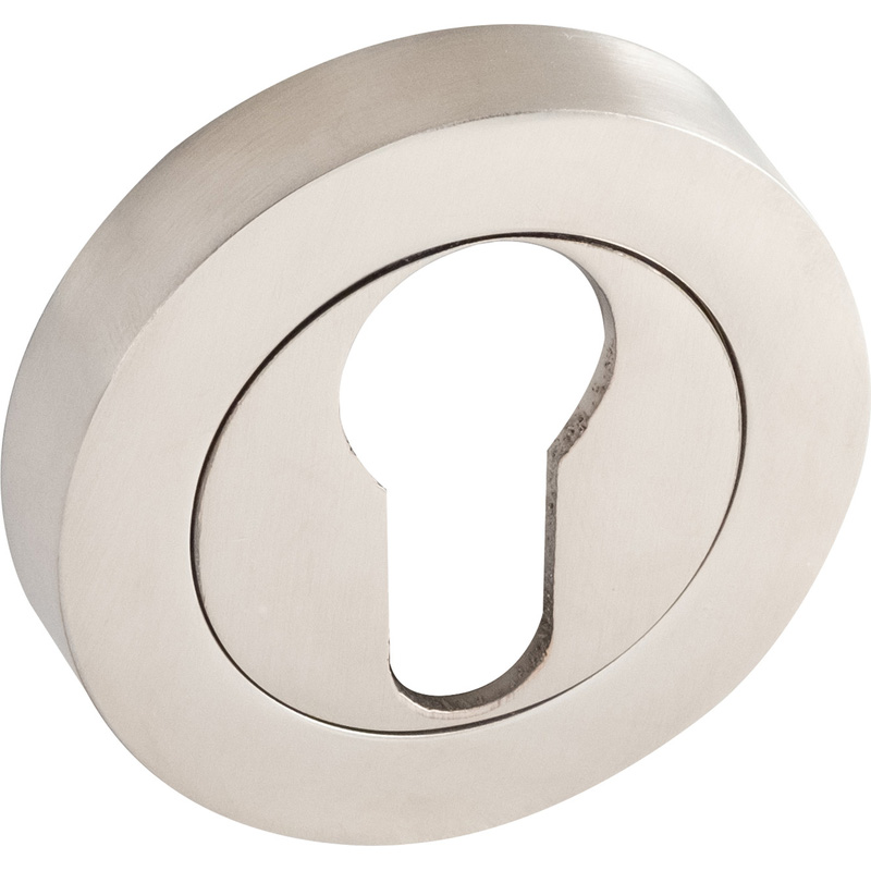Eclipse Euro Escutcheon Brushed Nickel