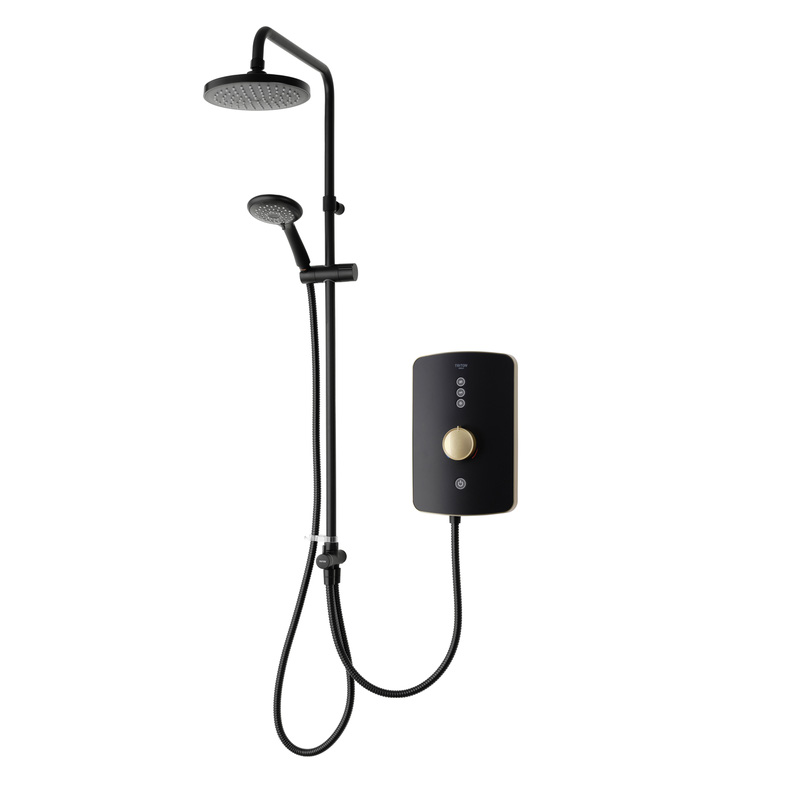 Triton Amala DuElec Electric Shower Brushed Brass 9.5kW