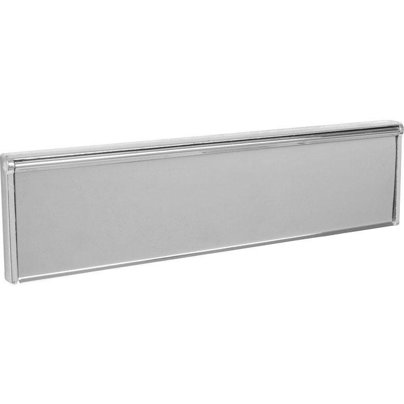 Flushback Letter Plate Chrome