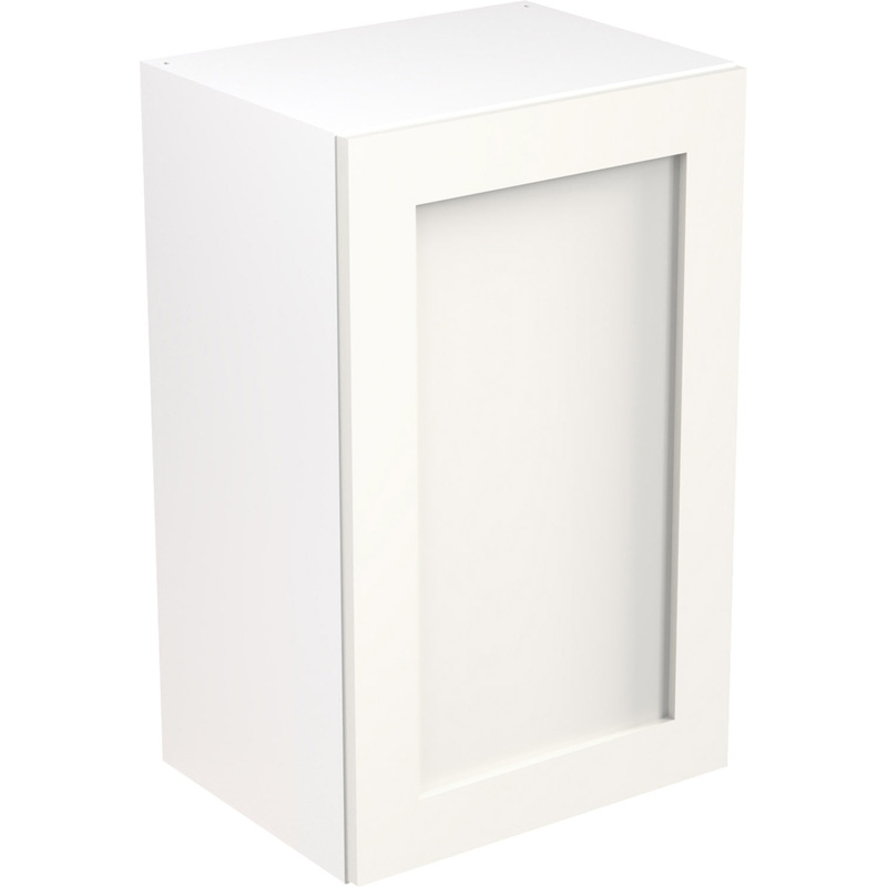 Kitchen Kit Ready Made Shaker Kitchen Cabinet Wall Unit Ultra Matt White 450mm