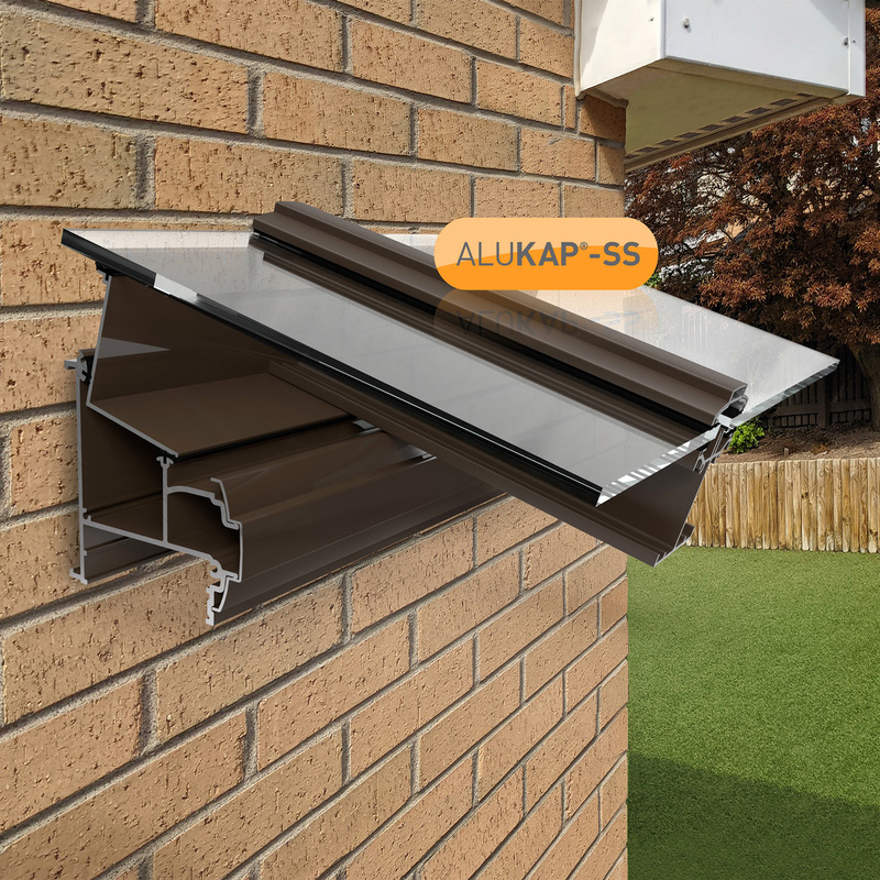 Alukap-SS Low Profile Cap Brown 2.0m