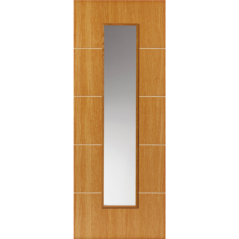 Louvre Oak Painted Glazed Internal Door 35 x 1981 x 686mm