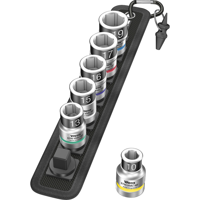 Wera Belt 1/2 Inch Zyklop Holding Function Socket Set