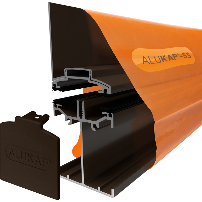Alukap-SS Self Support Wall Bar Brown 3000mm