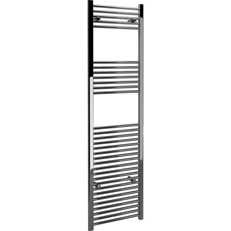 Kudox Chrome Flat Ladder Towel Radiator 1800 x 500mm 1754Btu