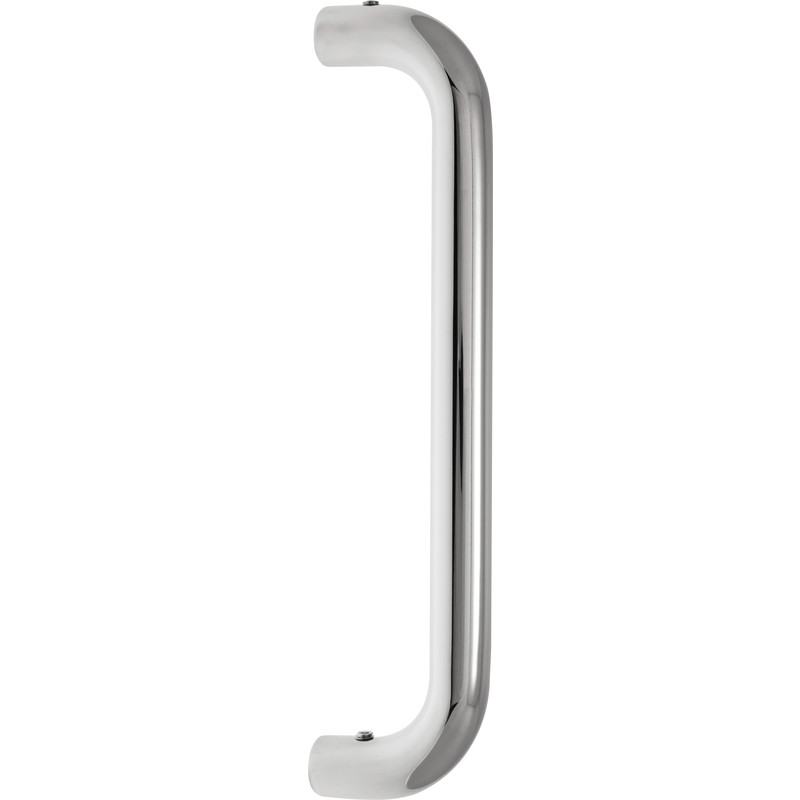 D Shape Pull Handle Polished 225x19mm