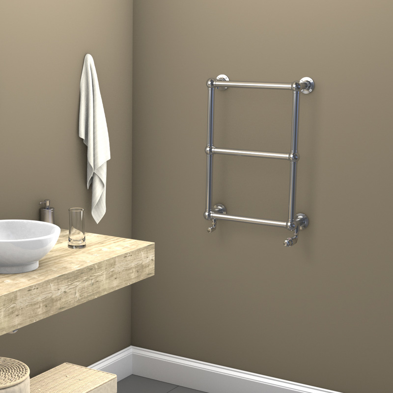 Towelrads Aldworth Towel Radiator Chrome 700 x 500mm 467Btu