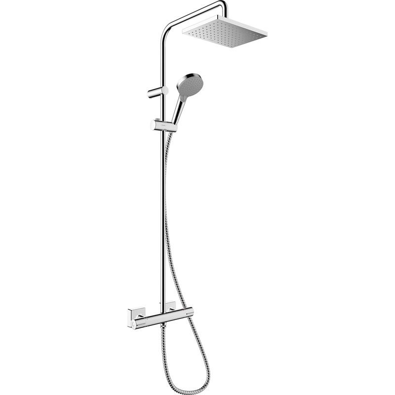 Hansgrohe Vernis Shape Diverter Bar Mixer Shower Chrome