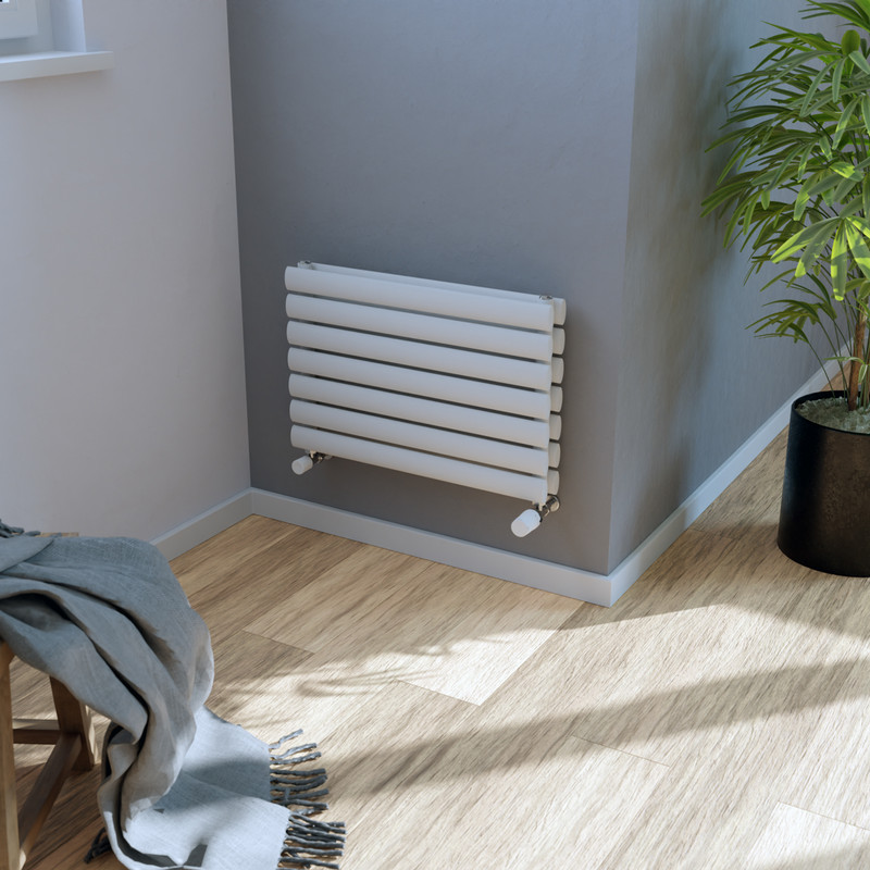 Ximax Bristol Double Horizontal Designer Radiator 410 x 600mm 1491Btu White