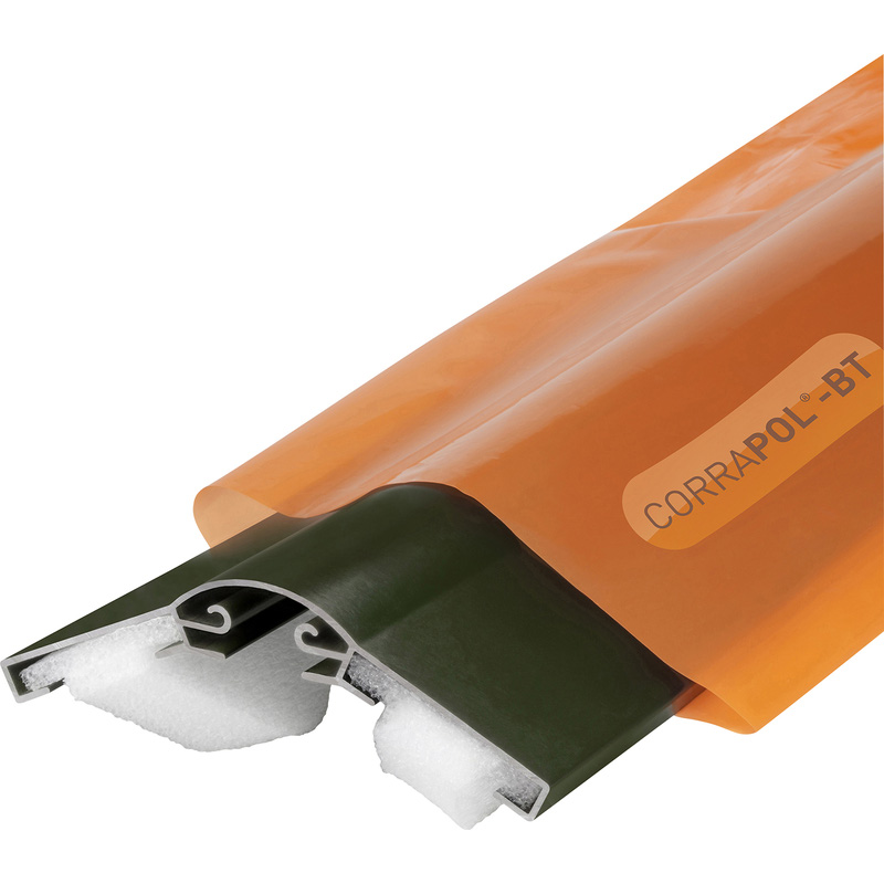Corrapol-BT Aluminium Ridge Bar Set Green 3m