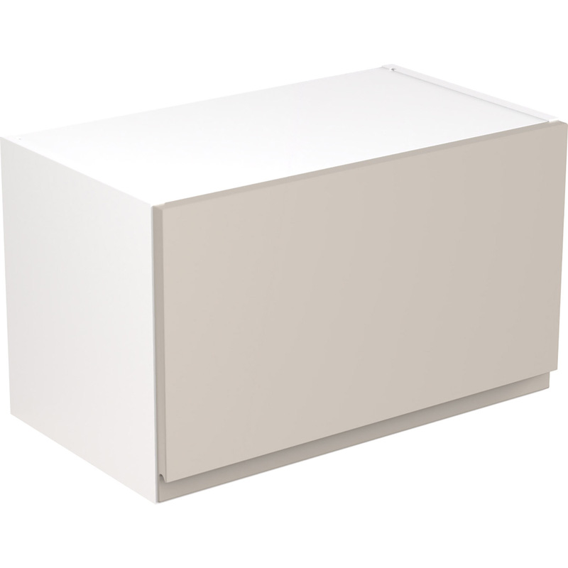 Kitchen Kit Ready Made J-Pull Kitchen Cabinet Wall Bridge Unit Ultra Matt Light Grey 600mm