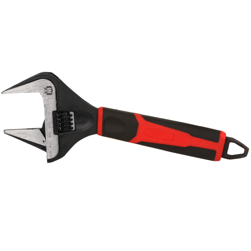 Minotaur Adjustable Wide Jaw Wrench 10" OJC 50mm