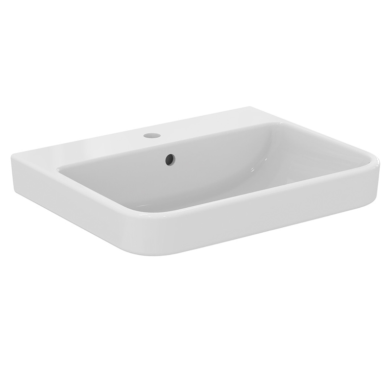 Ideal Standard i.life B Basin and Semi-Pedestal 60cm 1 Tap Hole