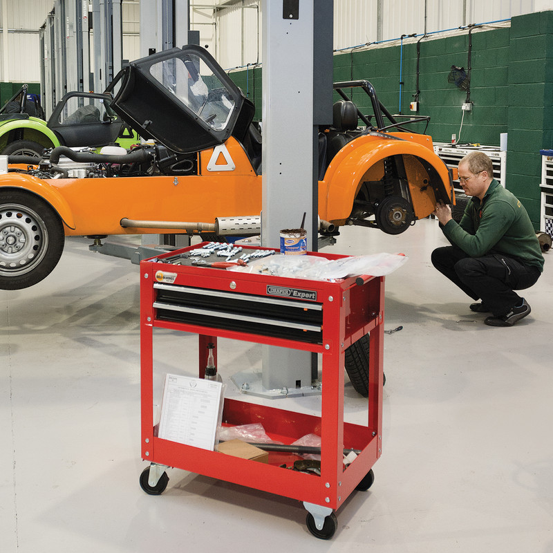 Draper Expert 2 Level Tool Trolley with Two Drawers