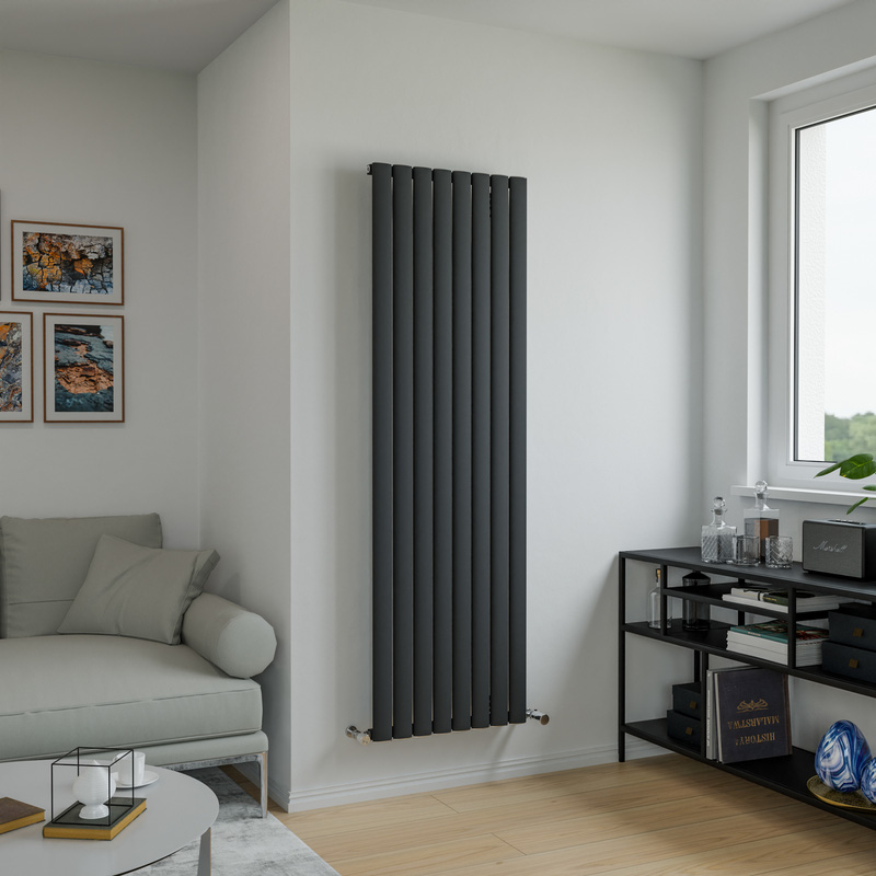 Ximax Camden Aluminium Designer Radiator 1800 x 555mm  4205Btu Anthracite