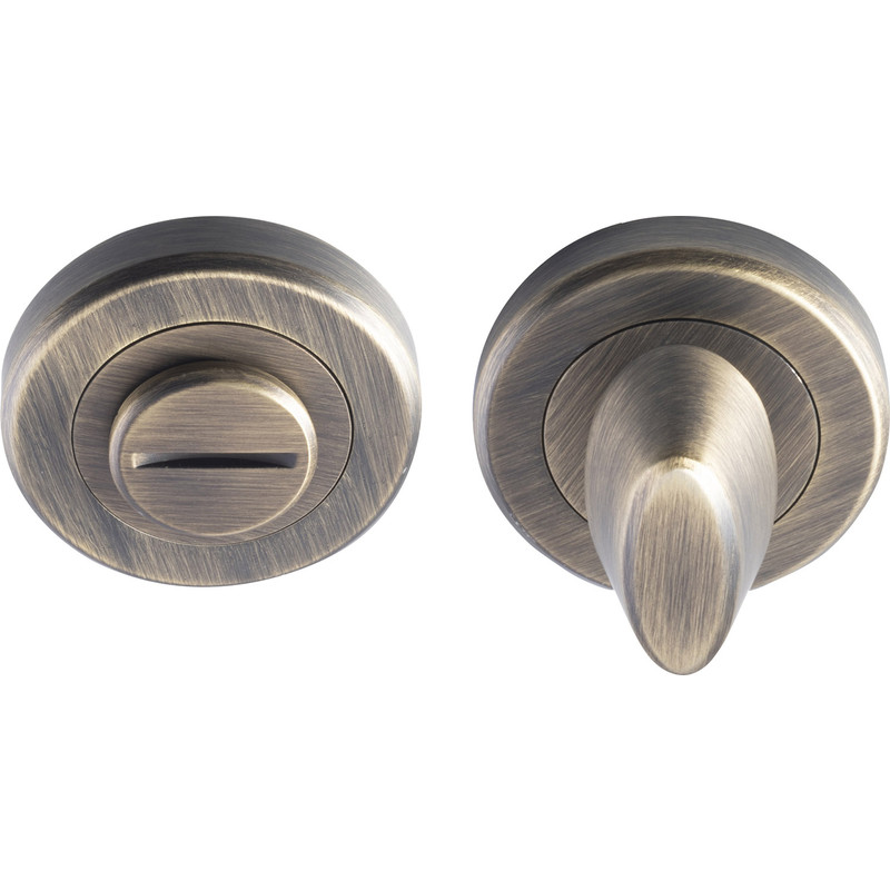 Serozzetta Thumbturn Escutcheon Antique Brass