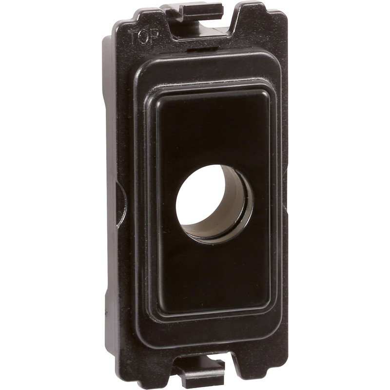 Wessex Grid Switch Ancillary Black Flex Outlet