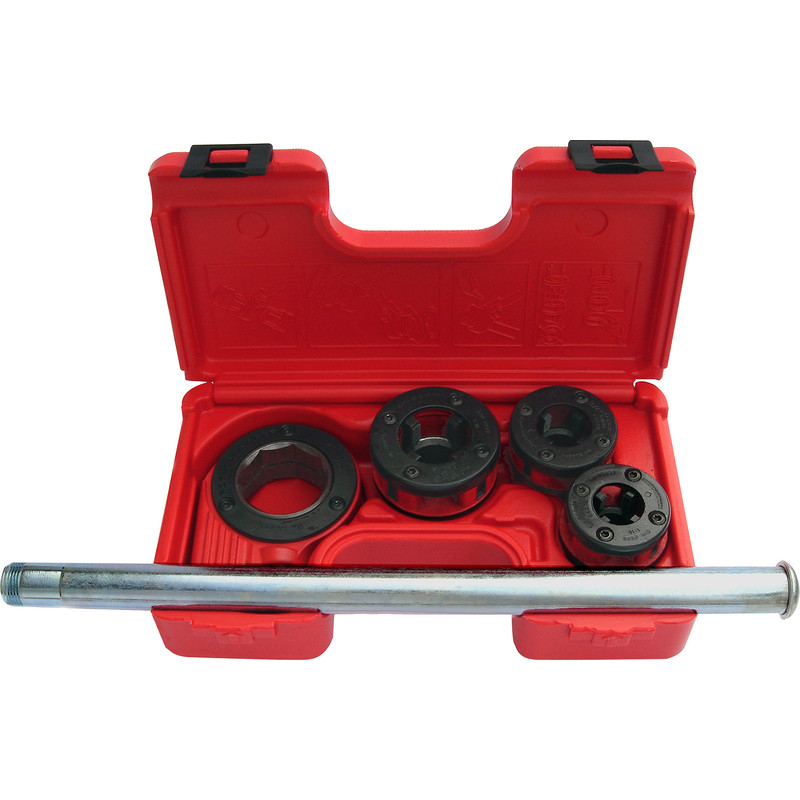 Rothenberger Supercut Ratchet Threader Set 1/2-1"