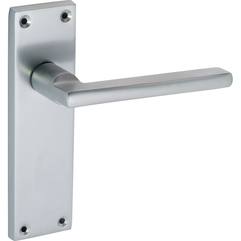 Eclipse Auriga Door Handles Satin Latch