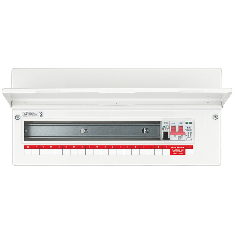 BG Metal 100A Consumer Unit 18 Way + SPD