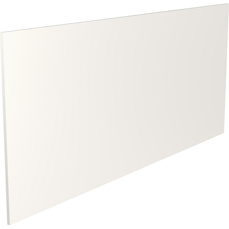 Kitchen Kit Flatpack J-Pull Kitchen Cabinet Breakfast Bar Back Ultra Matt White 2100mm