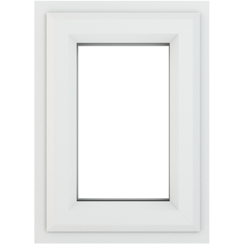 Crystal Casement uPVC Window Top Opening 820mm x 820mm Clear Triple Glazed White