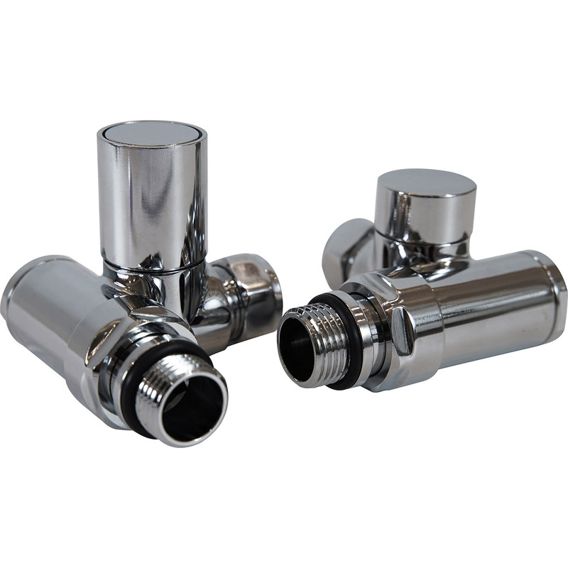 Made4Trade Dual Fuel Corner Radiator Valve Angled