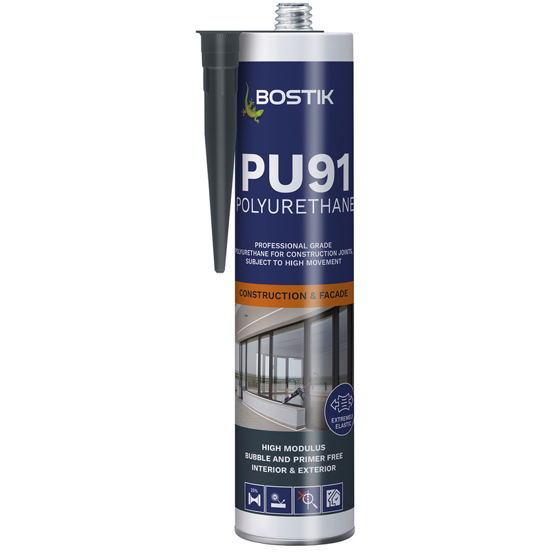 Bostik Pro PU91 Polyurethane Construction Sealant 300ml White