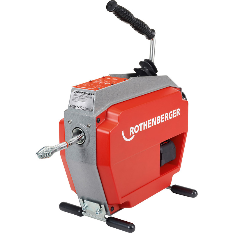 Rothenberger R600 Cordless Drain Cleaner 16 & 22mm Spiral (8.0Ah Battery)