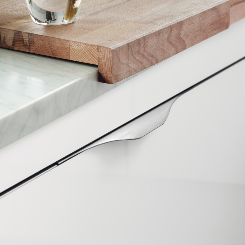 Hafele Noma Wrap Handle Stainless Steel 128mm