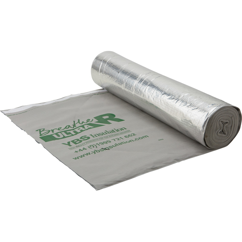 YBS Breathe R 2 in 1 Membrane & Insulation Ultra 1.2m x 25m