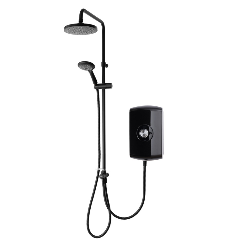 Triton Amore DuElec Electric Shower Gloss Black 9.5kW