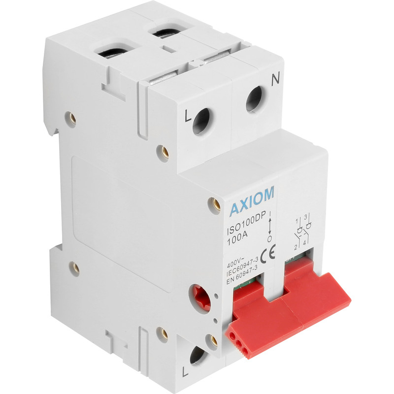 Axiom Incomer Devices 100A DP Switch