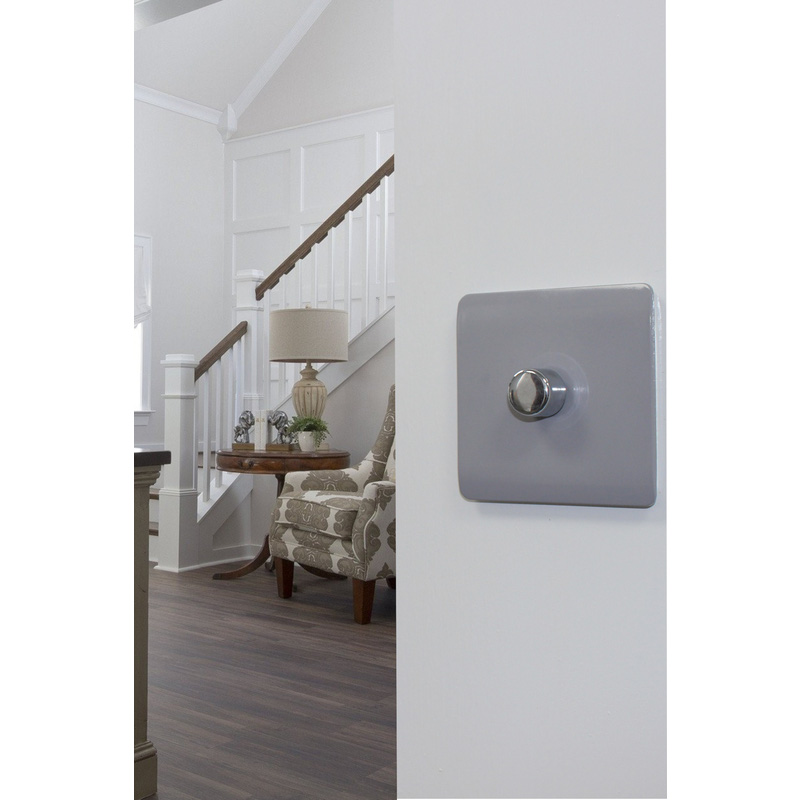 Trendiswitch Light Grey 1 Gang LED Dimmer Switch 1 Gang