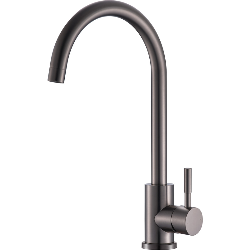 Reginox Taravo Mono Mixer Kitchen Tap Gun Metal