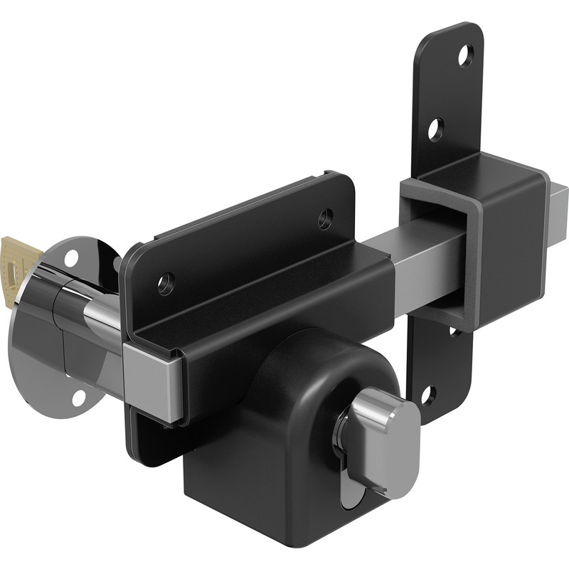 GateMate Euro Profile Long Throw Lock Single Locking 70mm