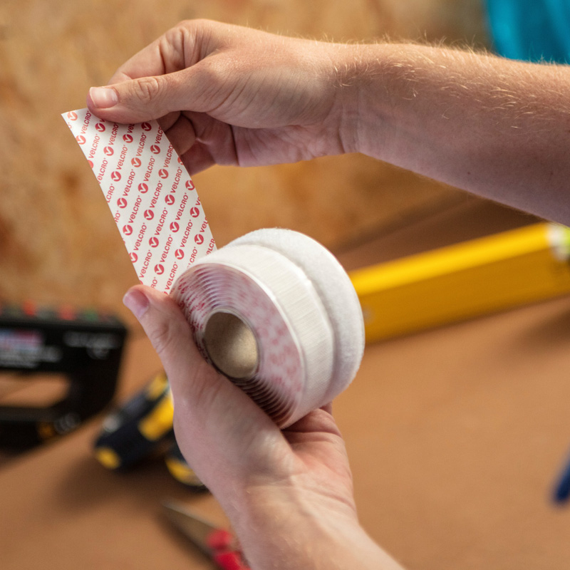 VELCRO® Brand Stick On Tape 20mm x 2.5m Black