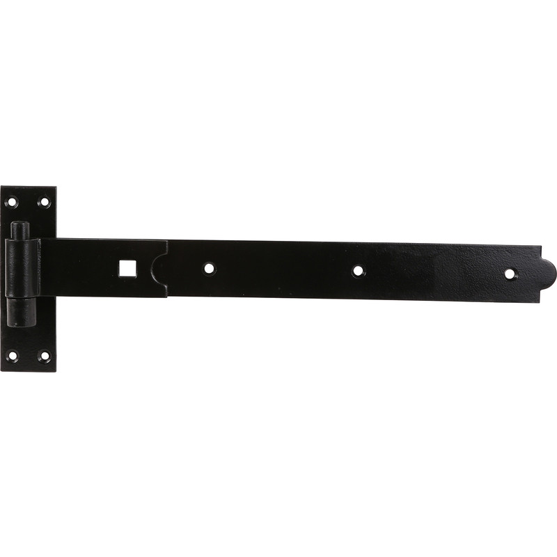 Hook & Band Black Straight Hinge 300mm