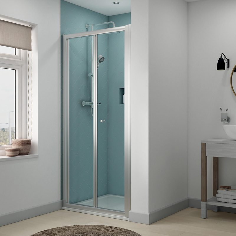 Aqualux Origin 6 6mm Shower Enclosure Bi-Fold Door Only 800mm