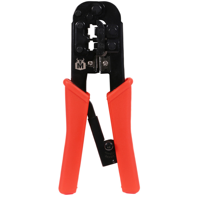 Minotaur Modular Ratcheting Crimping Tool For 8P8C & 6P6C