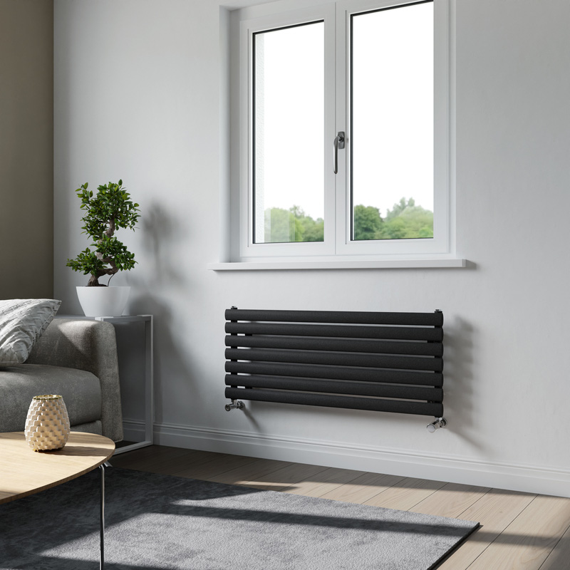 Ximax Bristol Single Horizontal Designer Radiator 410 x 1000mm 1543Btu Anthracite