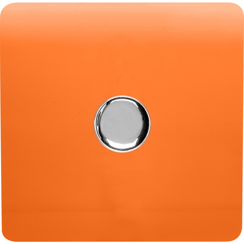 Trendiswitch Orange 1 Gang LED Dimmer Switch 1 Gang