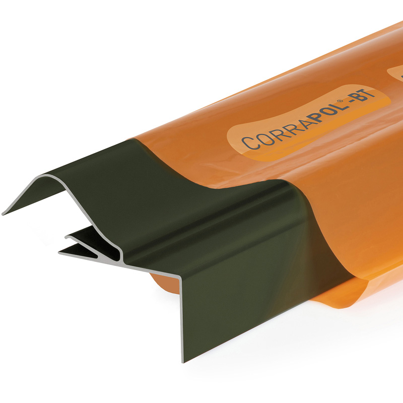 Corrapol-BT Rigid Rock n Lock Side Flashing Green 6m