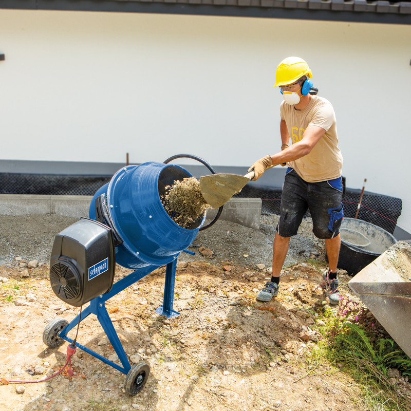 Scheppach MIX140 140L Electric Cement Mixer 230V