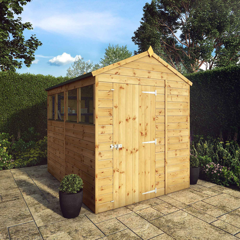 Mercia Shiplap Apex Shed 8' x 6'