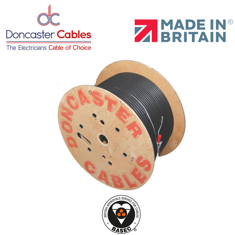 Doncaster Cables SWA Armoured Cable 3 Core 6mm2 Drum