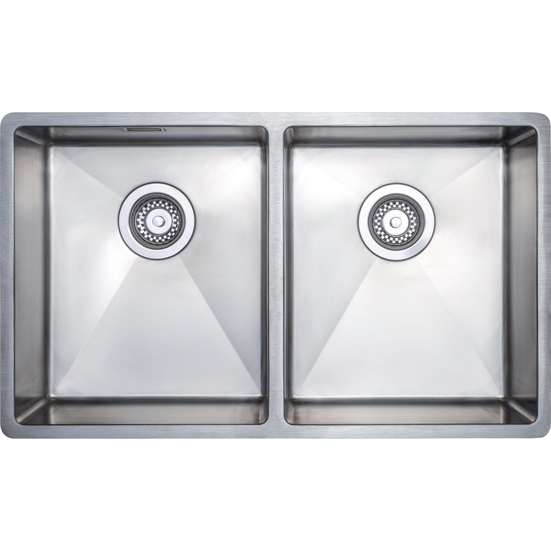 Stainless Steel Double Bowl Kitchen Sink 750 x 440 x 190mm